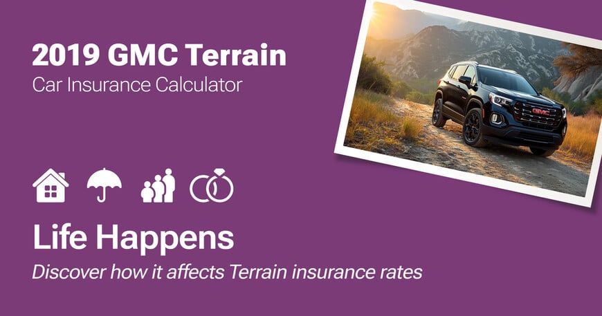 2019 GMC Terrain car insurance calculator image