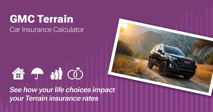 GMC Terrain car insurance calculator image