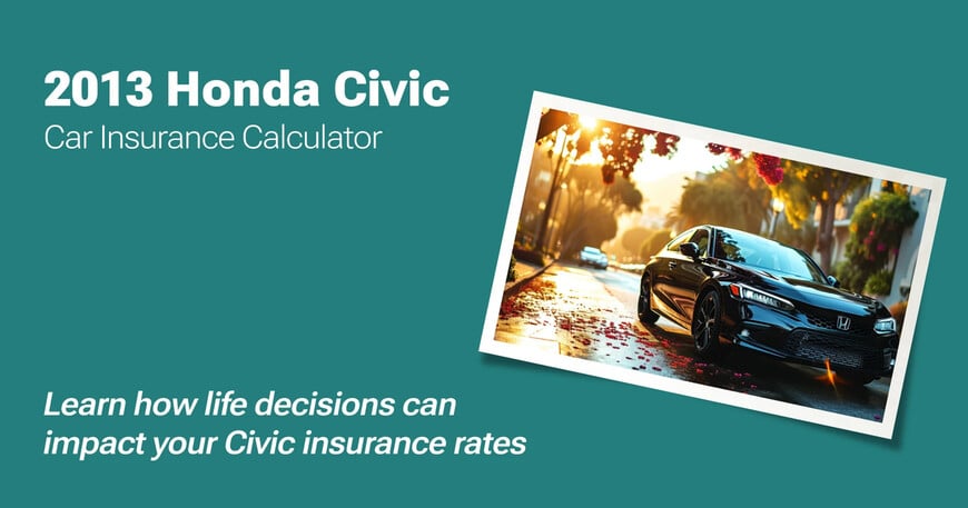 2013 Honda Civic car insurance calculator image