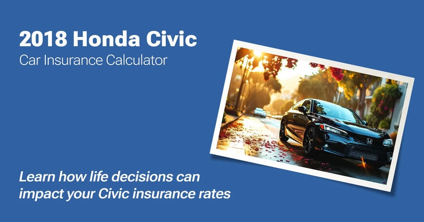 2018 Honda Civic car insurance calculator image