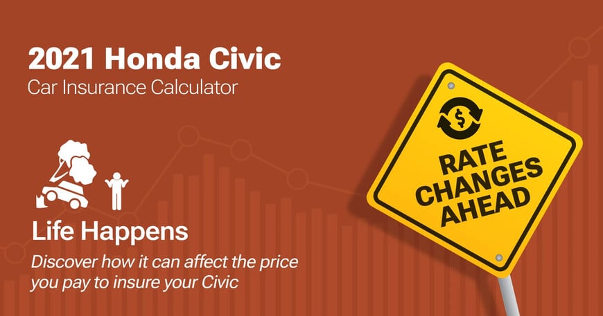 2021 Honda Civic car insurance calculator image