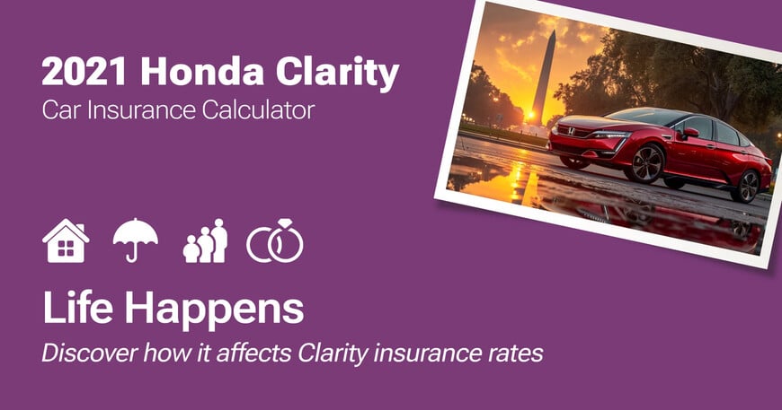 2021 Honda Clarity car insurance calculator image