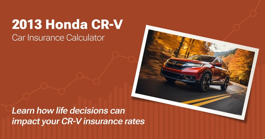 2013 Honda CR-V car insurance calculator image