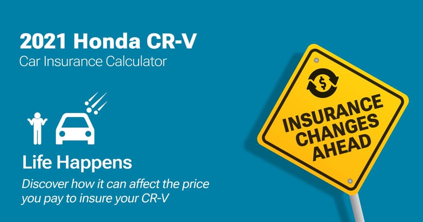 2021 Honda CR-V car insurance calculator image