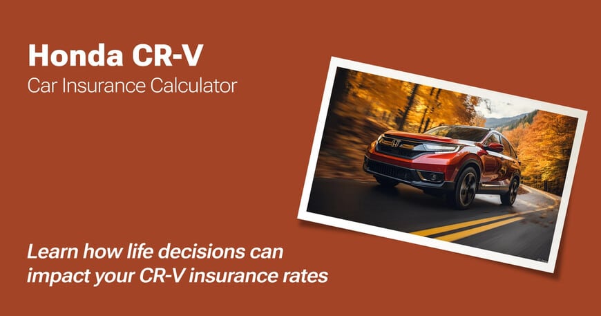 Honda CR-V car insurance calculator image