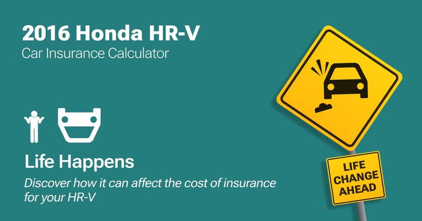 2016 Honda HR-V car insurance calculator image