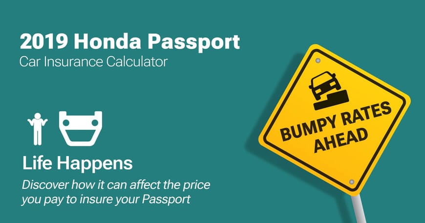 2019 Honda Passport car insurance calculator image