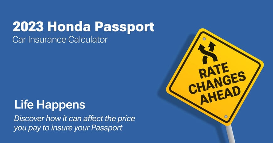 2023 Honda Passport car insurance calculator image