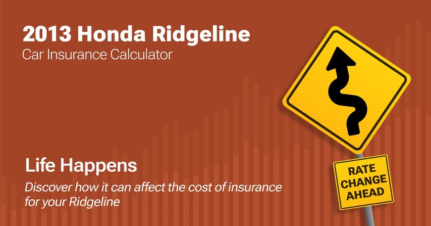 2013 Honda Ridgeline car insurance calculator image