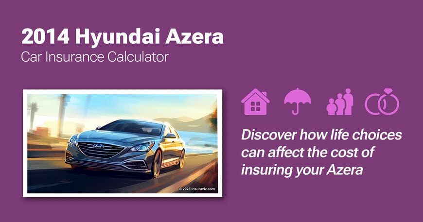 2014 Hyundai Azera car insurance calculator image
