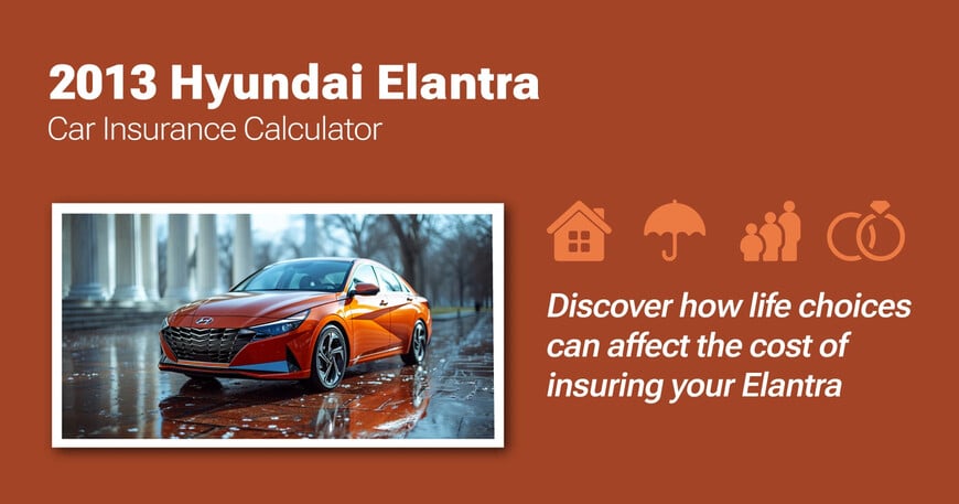 2013 Hyundai Elantra car insurance calculator image