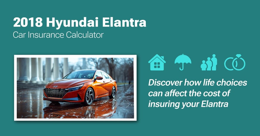 2018 Hyundai Elantra car insurance calculator image