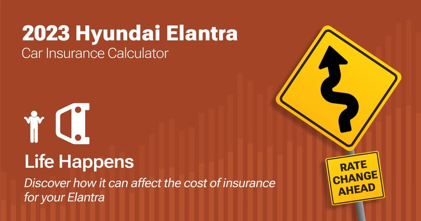 2023 Hyundai Elantra car insurance calculator image