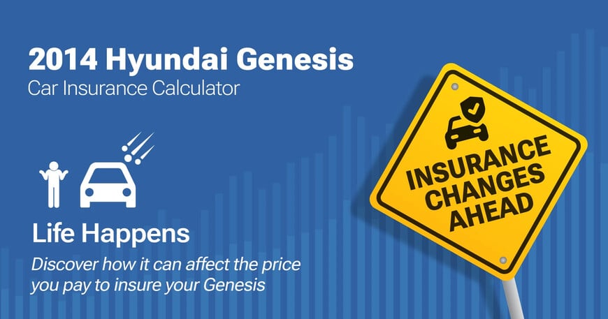 2014 Hyundai Genesis car insurance calculator image