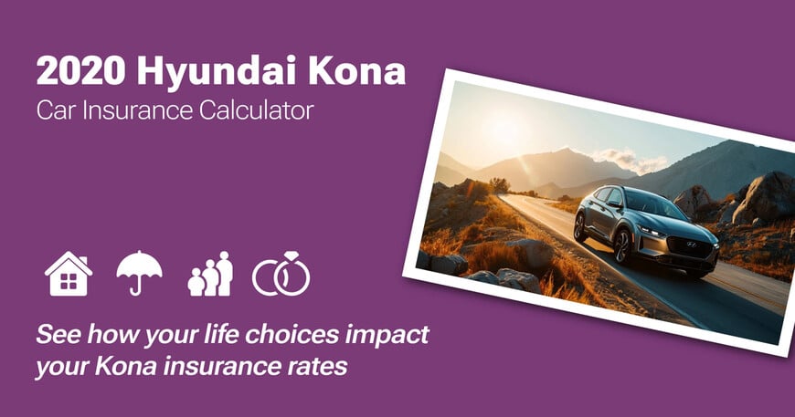 2020 Hyundai Kona car insurance calculator image