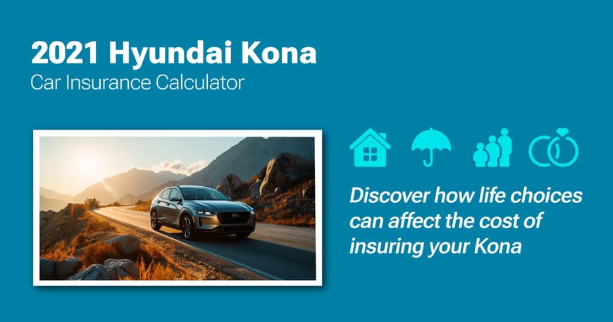 2021 Hyundai Kona car insurance calculator image