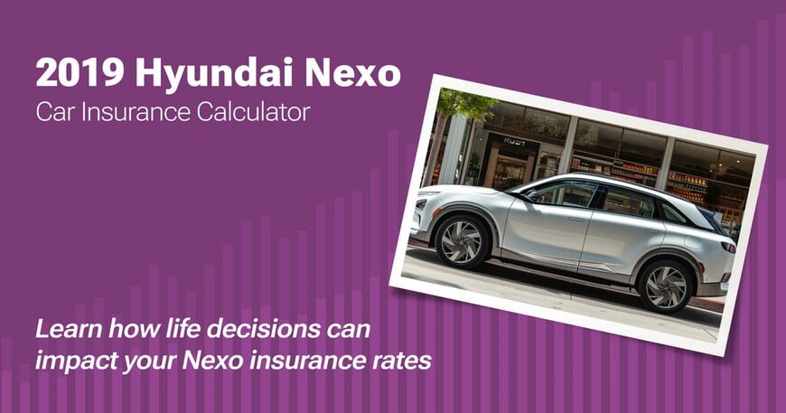 2019 Hyundai Nexo car insurance calculator image
