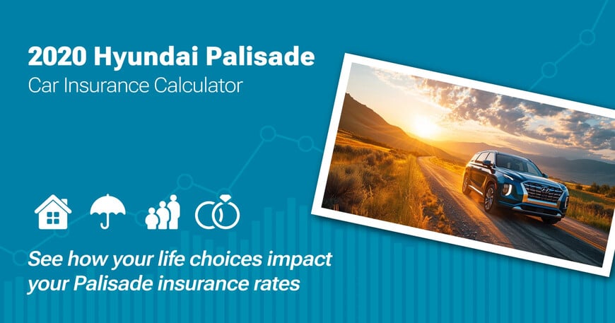 2020 Hyundai Palisade car insurance calculator image