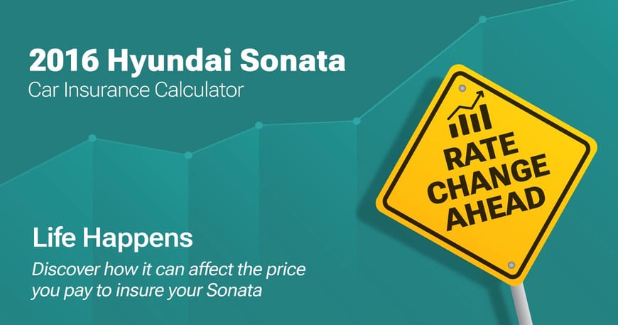 2016 Hyundai Sonata car insurance calculator image