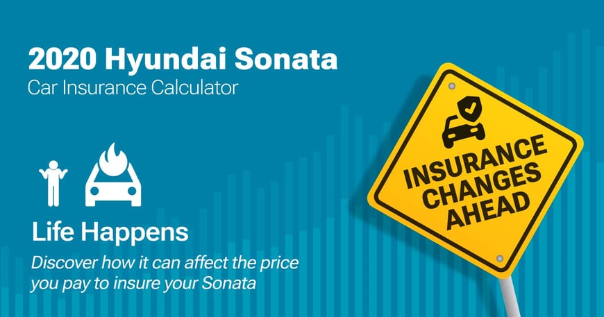 2020 Hyundai Sonata car insurance calculator image