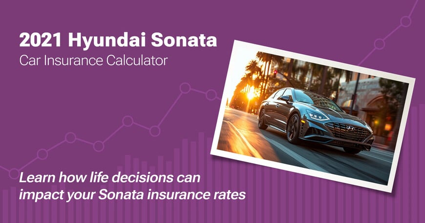 2021 Hyundai Sonata car insurance calculator image