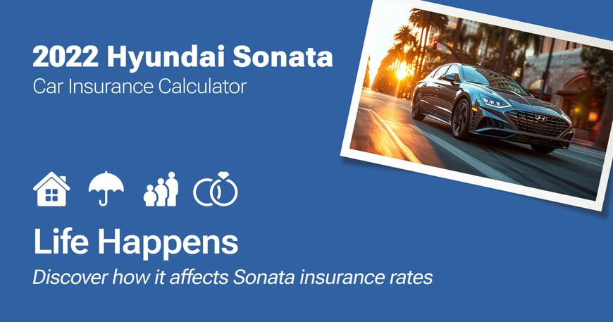2022 Hyundai Sonata car insurance calculator image