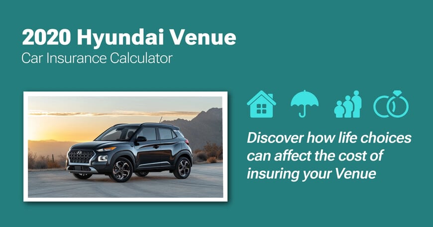 2020 Hyundai Venue car insurance calculator image