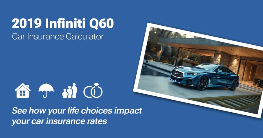 2019 Infiniti Q60 car insurance calculator image