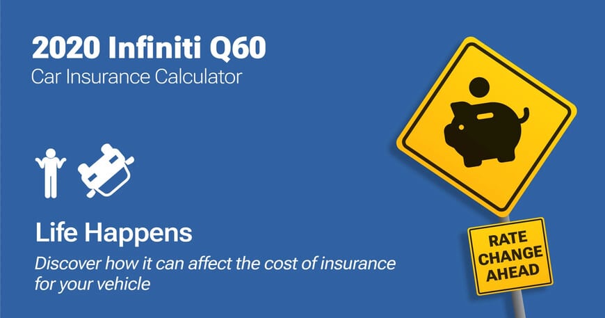 2020 Infiniti Q60 car insurance calculator image