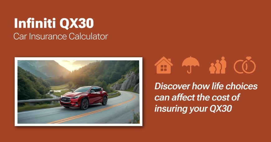 Infiniti QX30 car insurance calculator image