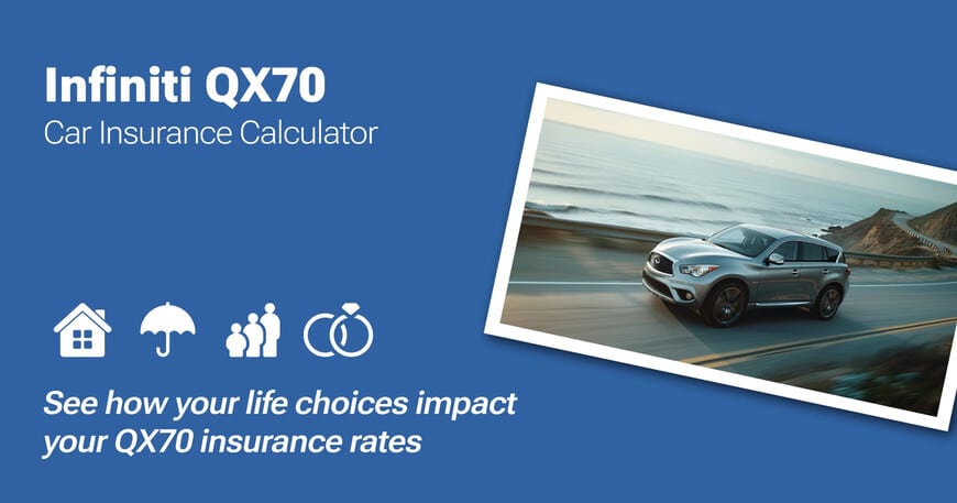 Infiniti QX70 car insurance calculator image