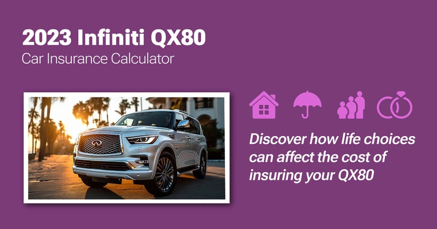 2023 Infiniti QX80 car insurance calculator image