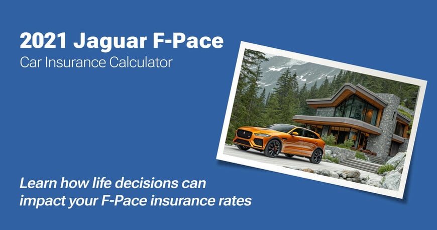 2021 Jaguar F-Pace car insurance calculator image