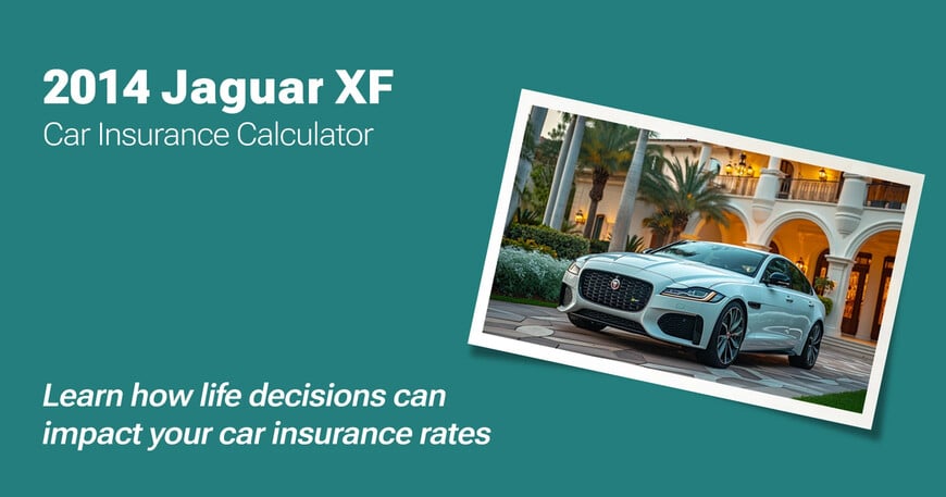 2014 Jaguar XF car insurance calculator image