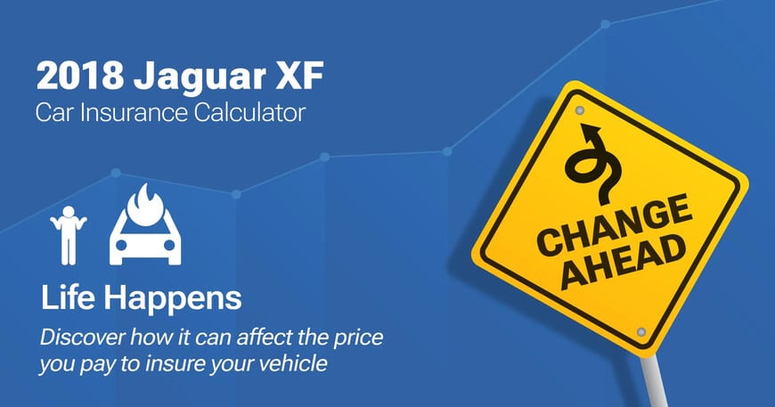 2018 Jaguar XF car insurance calculator image