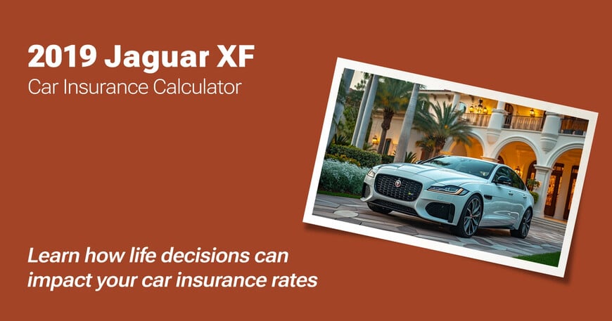 2019 Jaguar XF car insurance calculator image