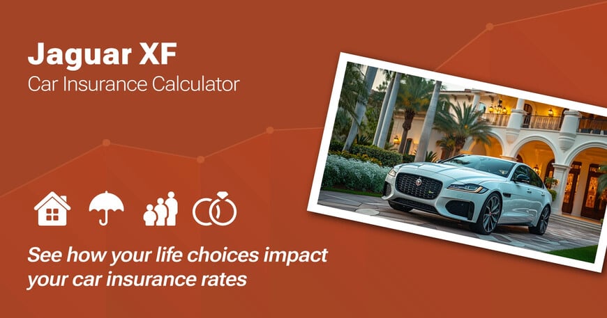 Jaguar XF car insurance calculator image