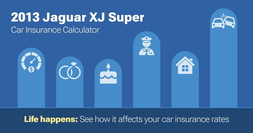 2013 Jaguar XJ Super car insurance calculator image