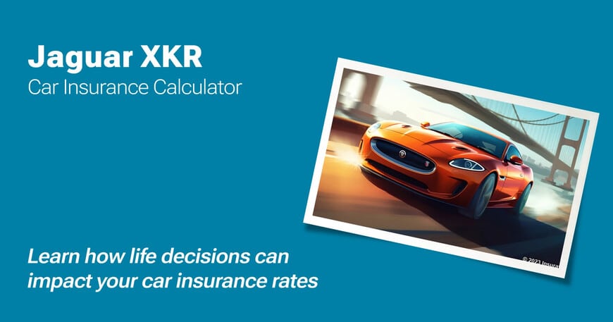 Jaguar XKR car insurance calculator image