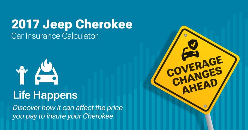 2017 Jeep Cherokee car insurance calculator image