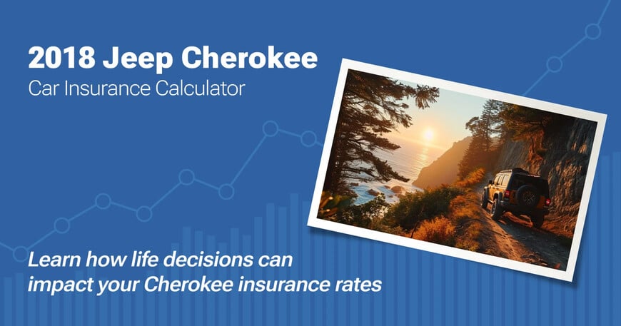 2018 Jeep Cherokee car insurance calculator image