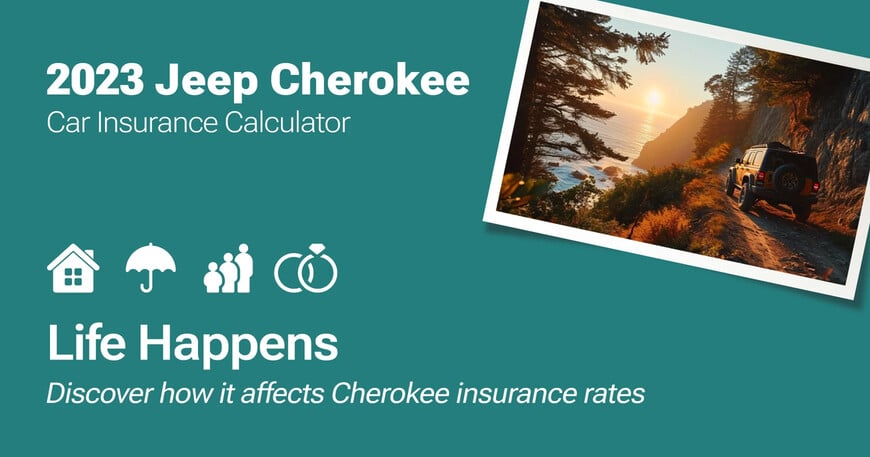 2023 Jeep Cherokee car insurance calculator image
