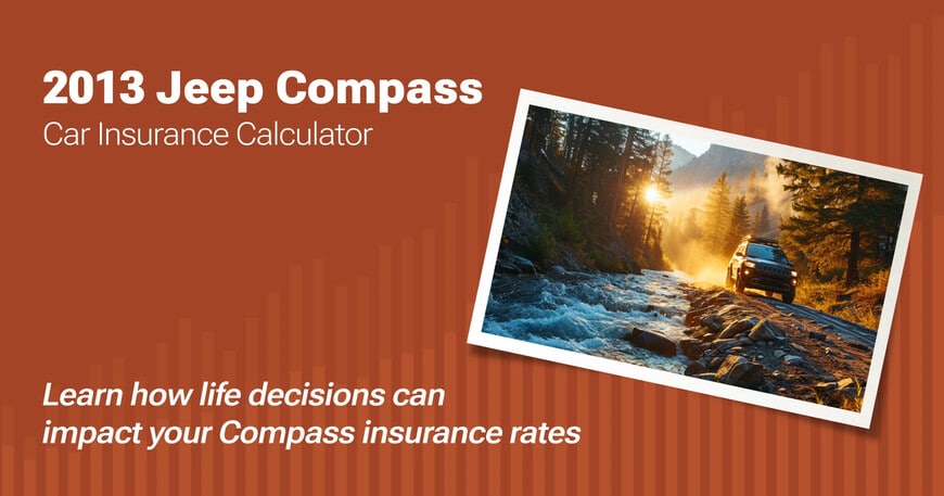 2013 Jeep Compass car insurance calculator image
