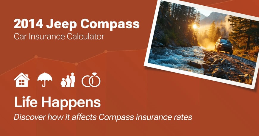 2014 Jeep Compass car insurance calculator image