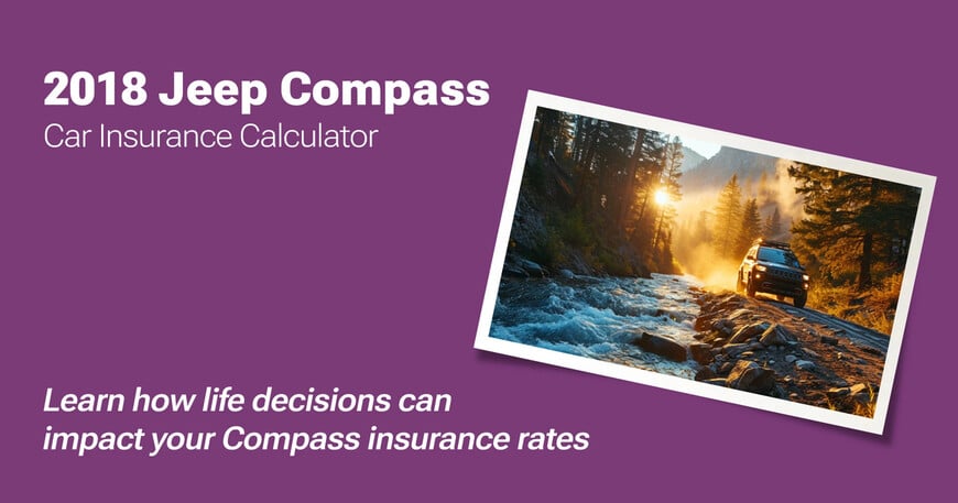 2018 Jeep Compass car insurance calculator image