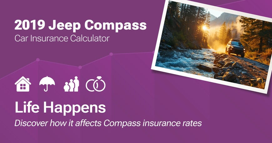 2019 Jeep Compass car insurance calculator image