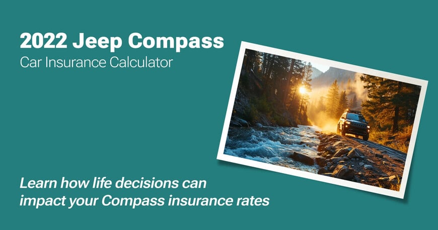 2022 Jeep Compass car insurance calculator image