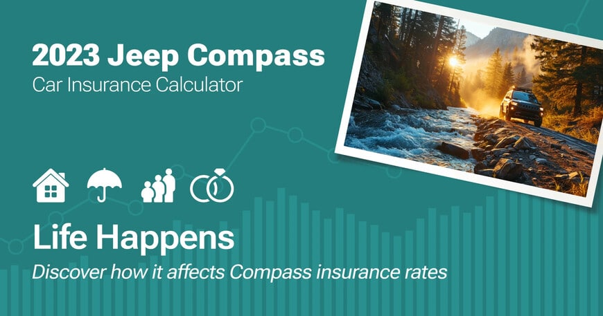 2023 Jeep Compass car insurance calculator image