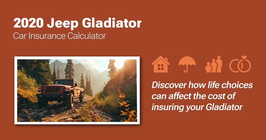 2020 Jeep Gladiator car insurance calculator image