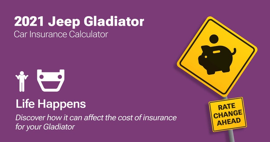 2021 Jeep Gladiator car insurance calculator image